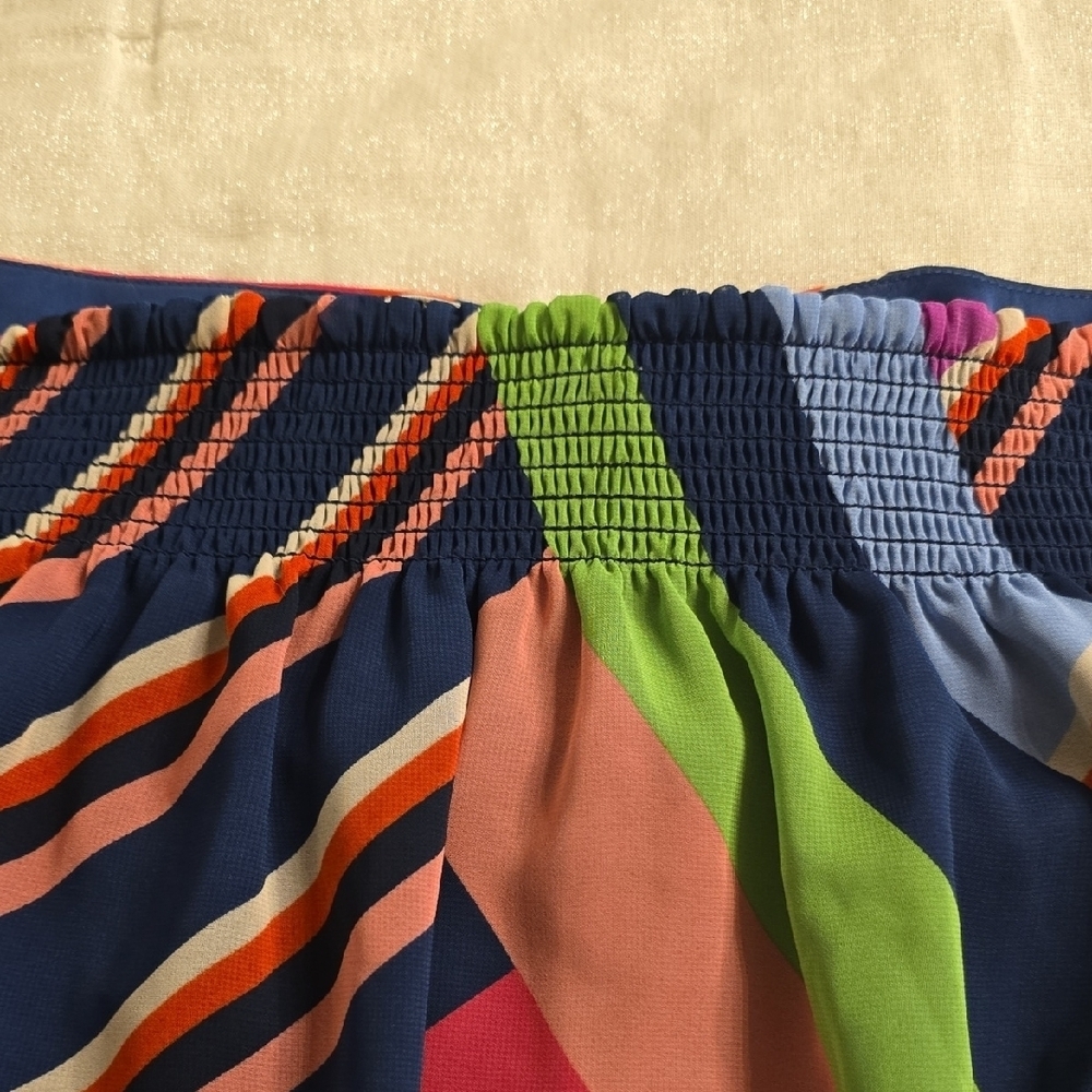 Trina Turk Multicolor Striped Midi Skirt Size M - Picture 9 of 13